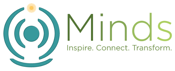 Minds brand logo - Spire Forge design