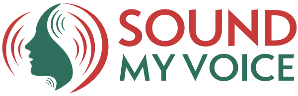 Sound My Voice brand logo - Spire Forge design