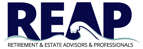 REAP brand logo - Spire Forge design
