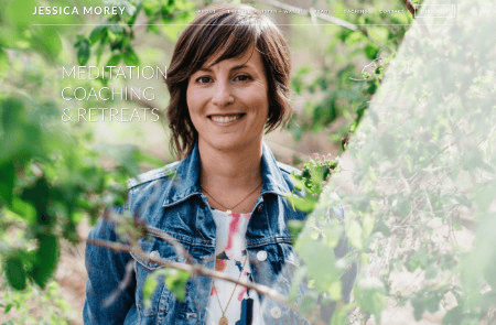 Jessica Morey Coaching website design thumbnail - Spire Forge