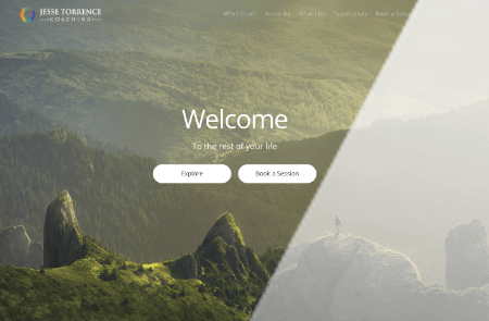 Jesse Torrence Coaching website design thumbnail - Spire Forge